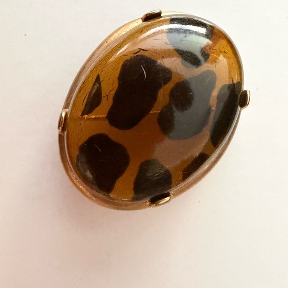 M Jent Vintage Leopard Clip-On Earrings and Pendant - Picture 4 of 7